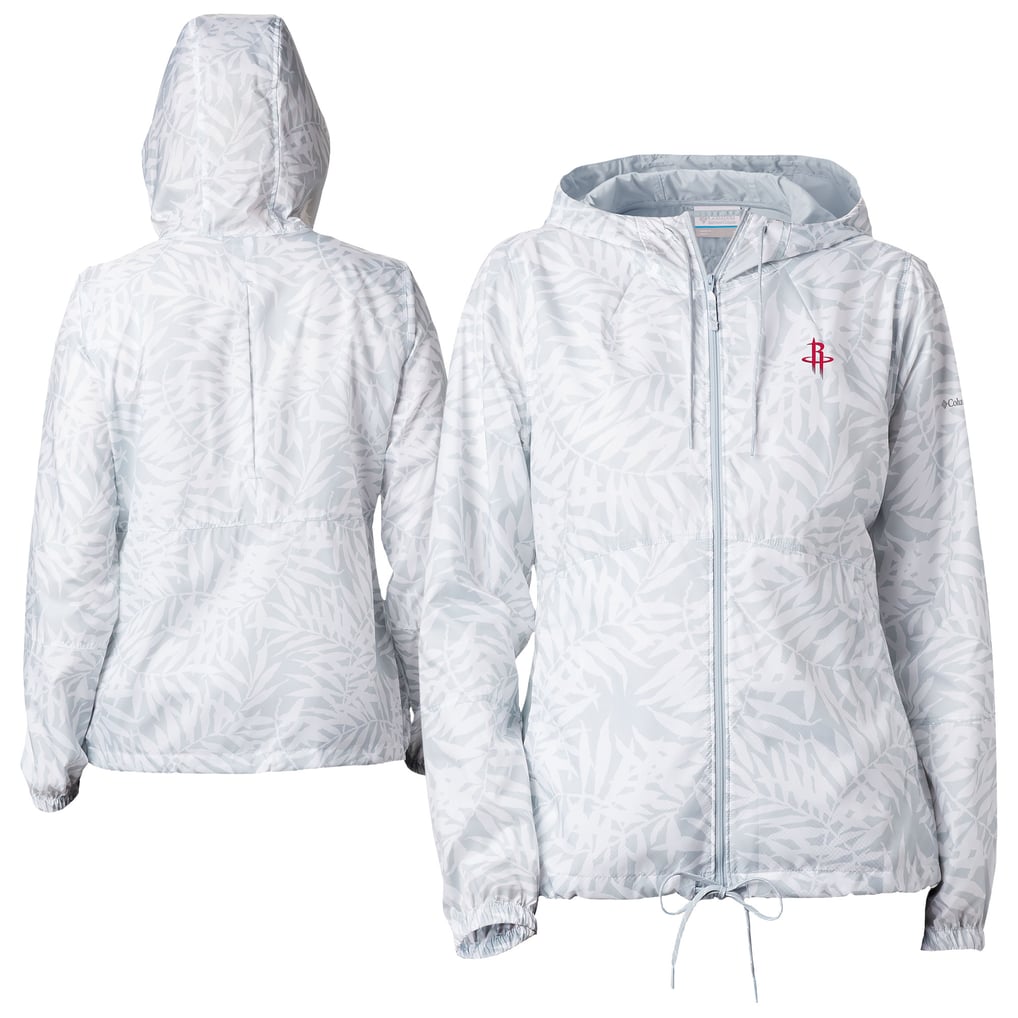  Houston Rockets Columbia Women's Flash Forward Full-Zip Windbreaker Jacket - White